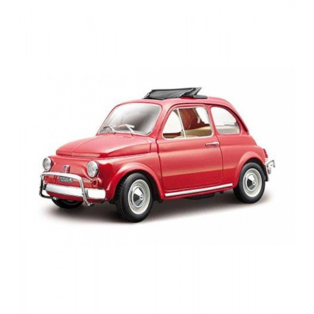 BURAGO 1/24 FIAT 500L (1968) RED (18/22099)
