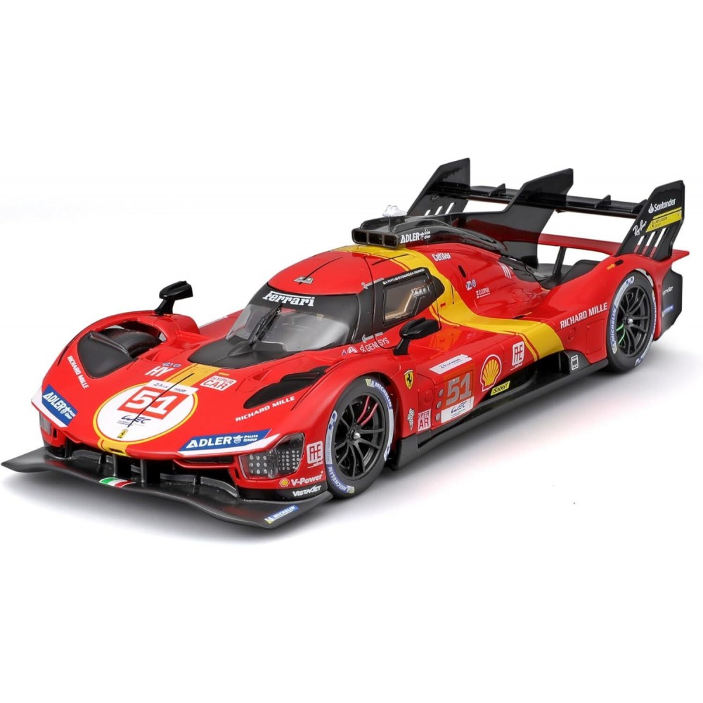 BURAGO 1/24 RACE FERRARI 499P (LeMans 2023) RED (18/26309)