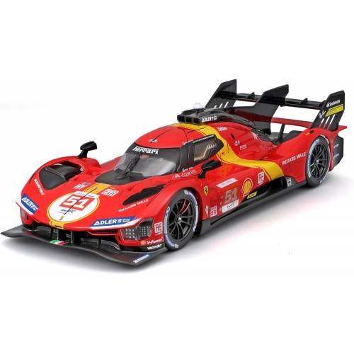 BURAGO 1/24 RACE FERRARI 499P (LeMans 2023) RED (18/26309)