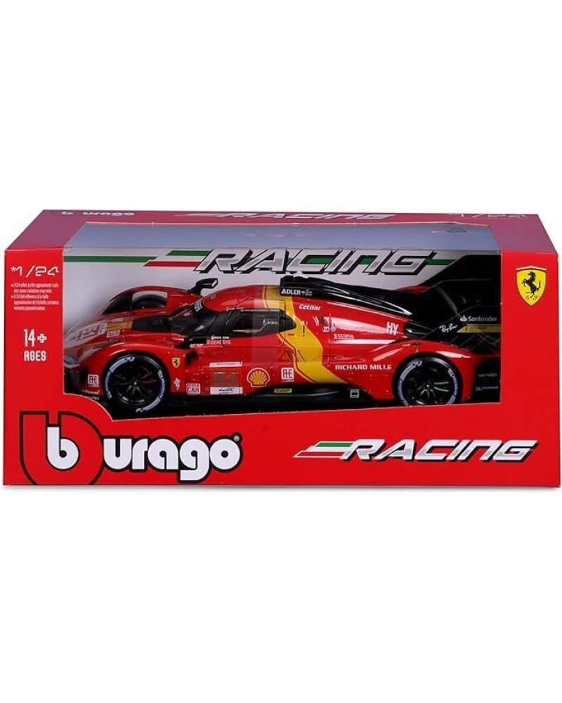 BURAGO 1/24 RACE FERRARI 499P (LeMans 2023) RED (18/26309)