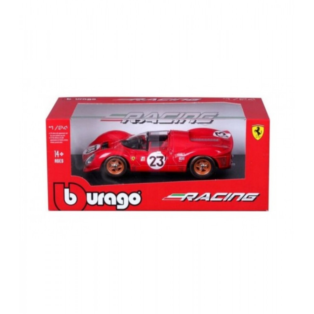 BURAGO 1:24 FERRARI RACING 330 P4 DAYTONA (1967) (18/26310)