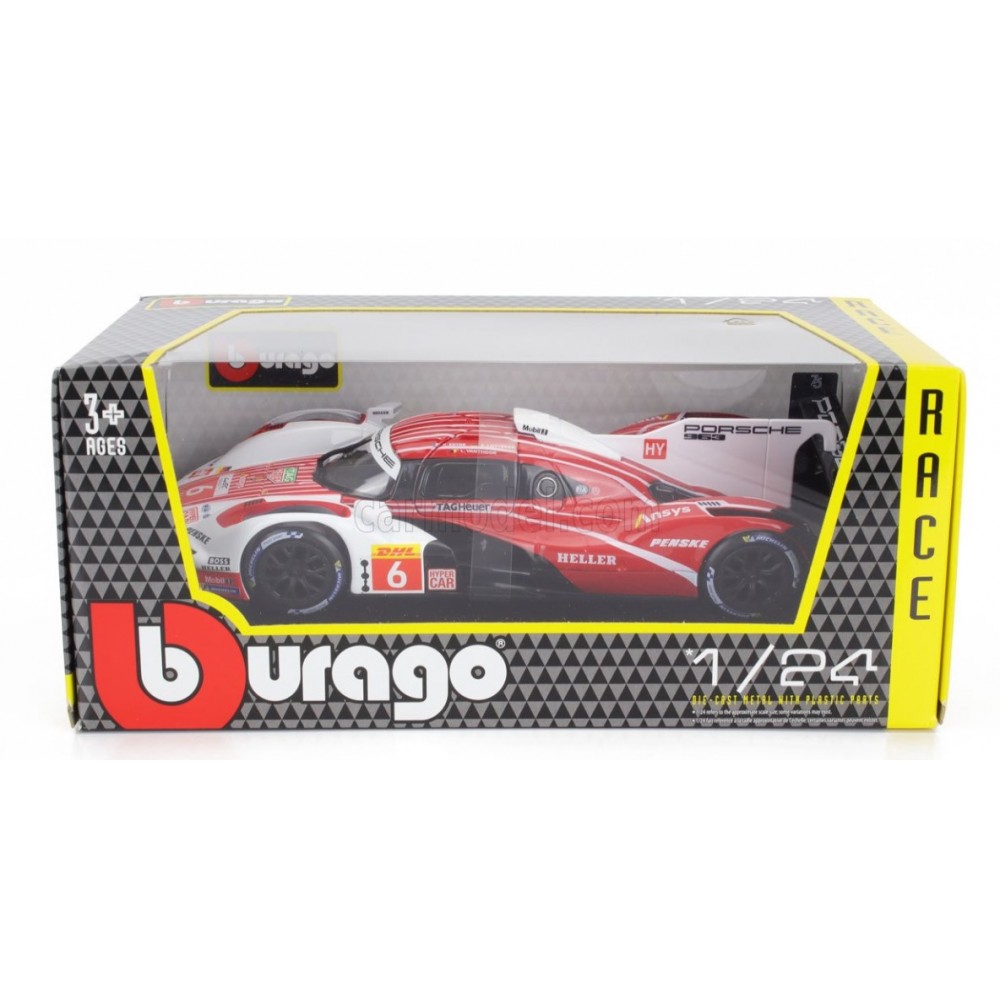 BURAGO 1/24 PORSCHE - 963 9RD 4.6L TURBO V8 TEAM PORSCHE PENSKE MOTORSPORT (18/28042)