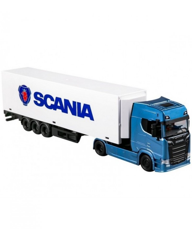 BURAGO 1/43 SCANIA 770S HAULER WITH TRAILER (18/31468)