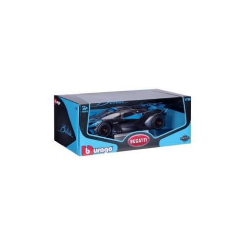 BURAGO 1:18 BUGATTI BOLIDE BLUE-BLACK (18-11047)