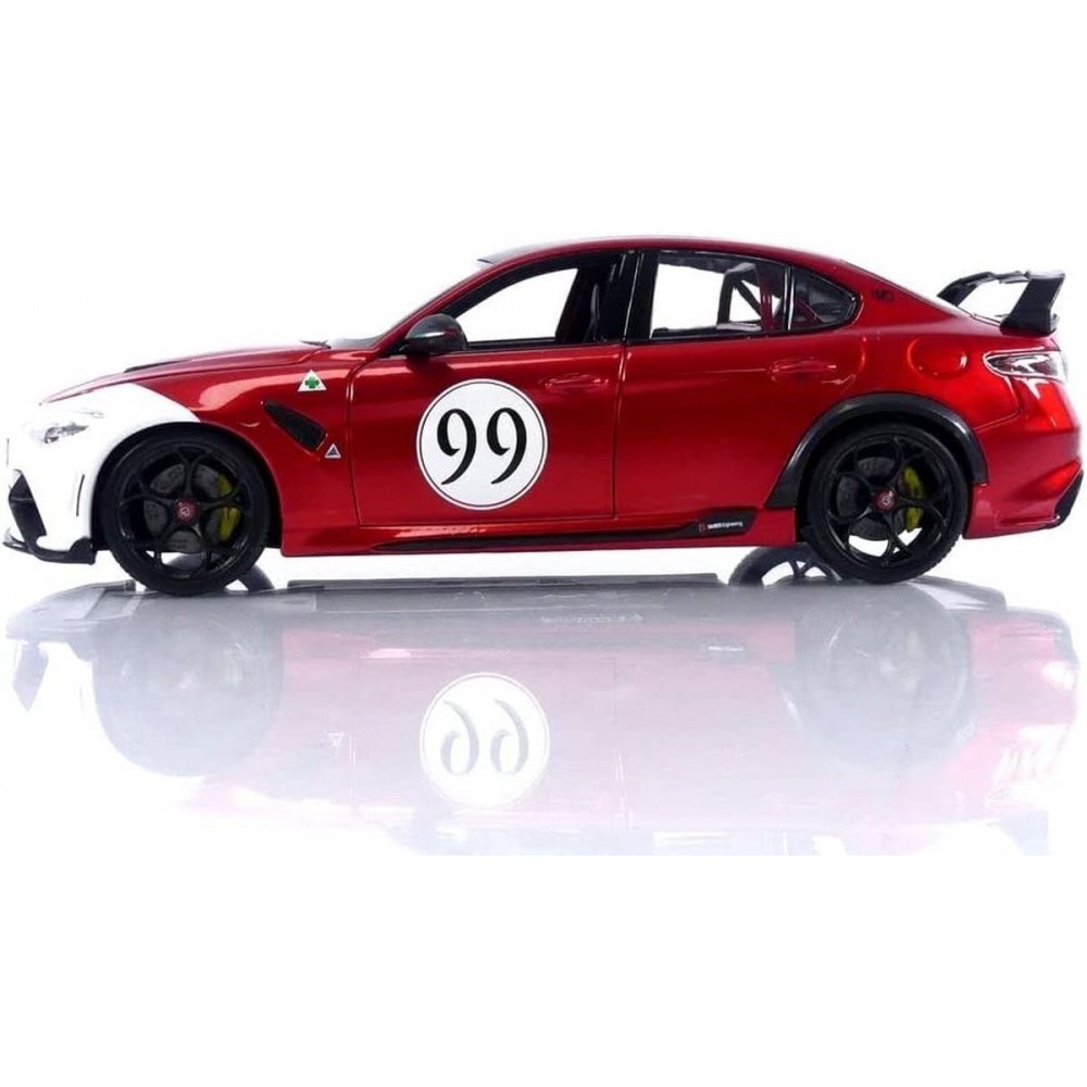 BURAGO 1:18 ALFA ROMEO GIULIA GTAm RED #99 (18-11049)