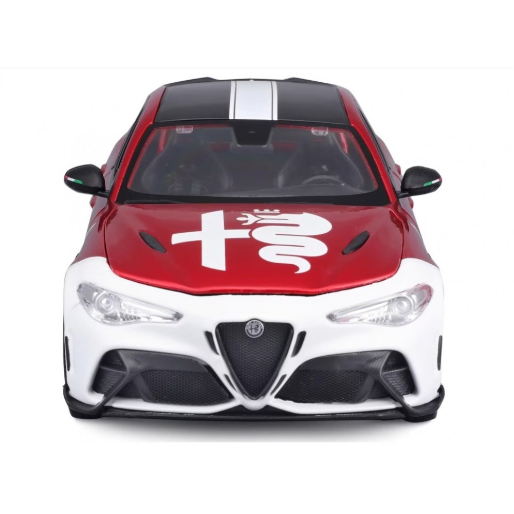 BURAGO 1:18 ALFA ROMEO GIULIA GTAm RED #99 (18-11049)
