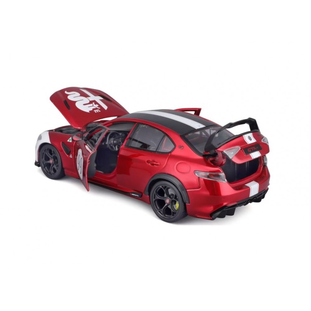 BURAGO 1:18 ALFA ROMEO GIULIA GTAm RED #99 (18-11049)