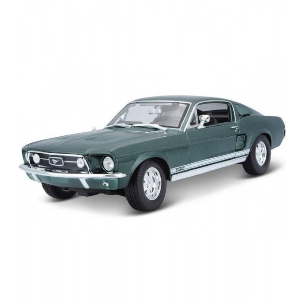 MAISTO 1/18 SPECIAL EDITION 1967 FORD MUSTANG GTA FASTBACK GREEN (48/31166)