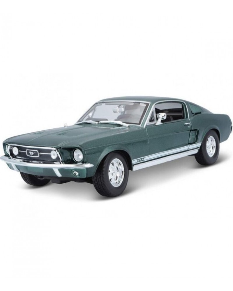 MAISTO 1/18 SPECIAL EDITION 1967 FORD MUSTANG GTA FASTBACK GREEN (48/31166)