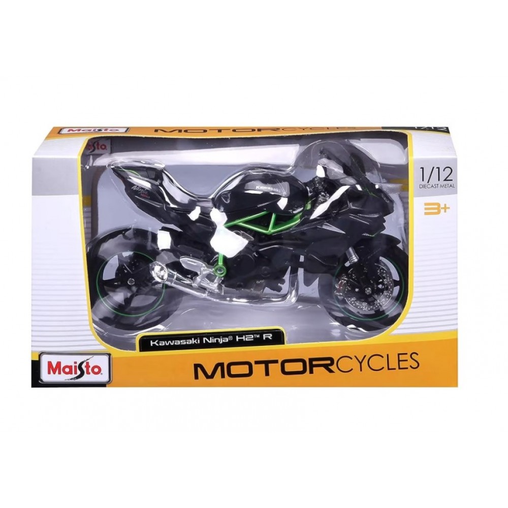 MAISTO 1:12 MOTORCYCLES - KAWASAKI NINJA H2 R GREY (48/31101)