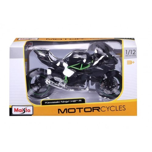 MAISTO 1:12 MOTORCYCLES - KAWASAKI NINJA H2 R GREY (48/31101)