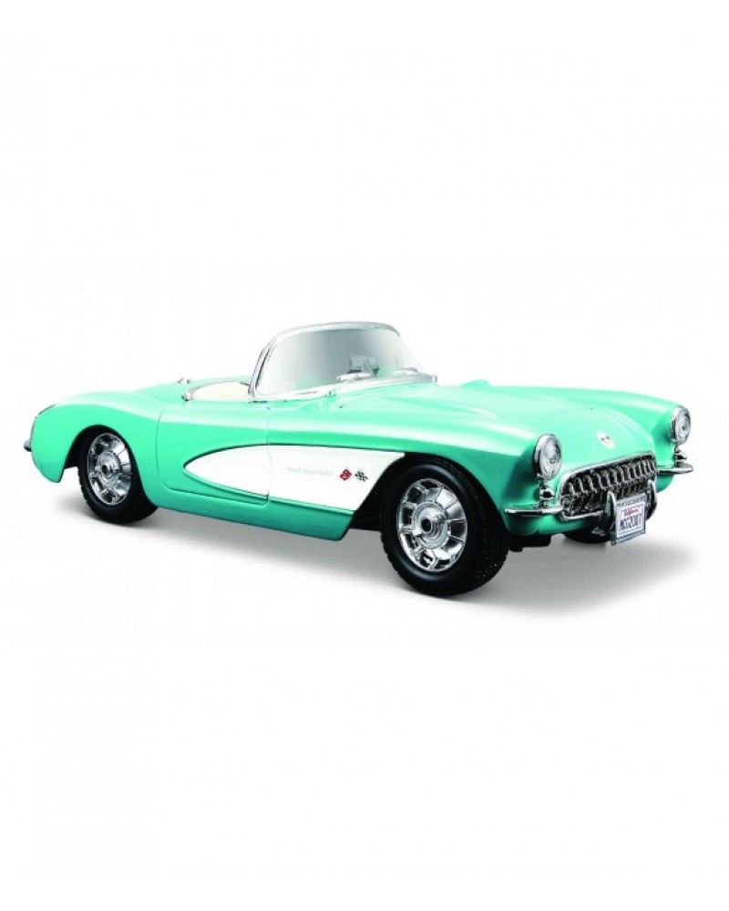 MAISTO  1/24 SPECIAL EDITION 1957 CHEVROLET CORVETTE TURQUOISE (48/31275)
