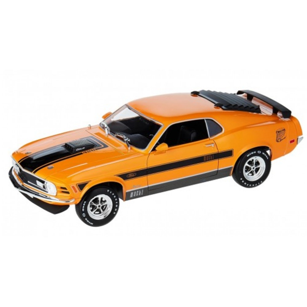 MAISTO 1:18 SPECIAL EDITION 1970 FORD MUSTANG MACH 1 ORANGE (48/31453)