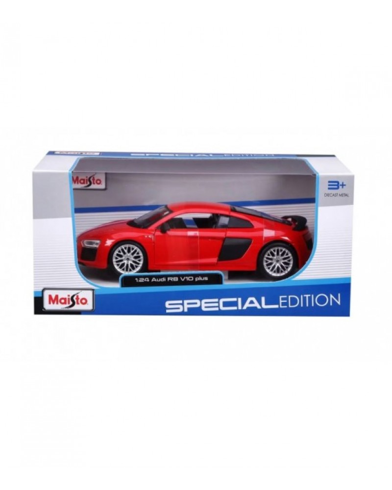 MAISTO 1/24 SPECIAL EDITION AUDI R8 V10 PLUS RED (48/31513)