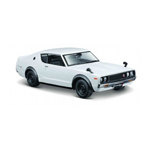 MAISTO 1/24 SPECIAL EDITION 1973 NISSAN SKYLINE 2000GT-R (KPGC110) WHITE (48/31528)