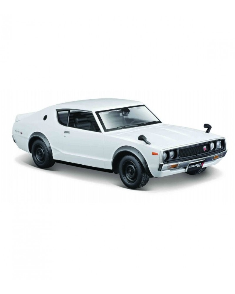 MAISTO 1/24 SPECIAL EDITION 1973 NISSAN SKYLINE 2000GT-R (KPGC110) WHITE (48/31528)