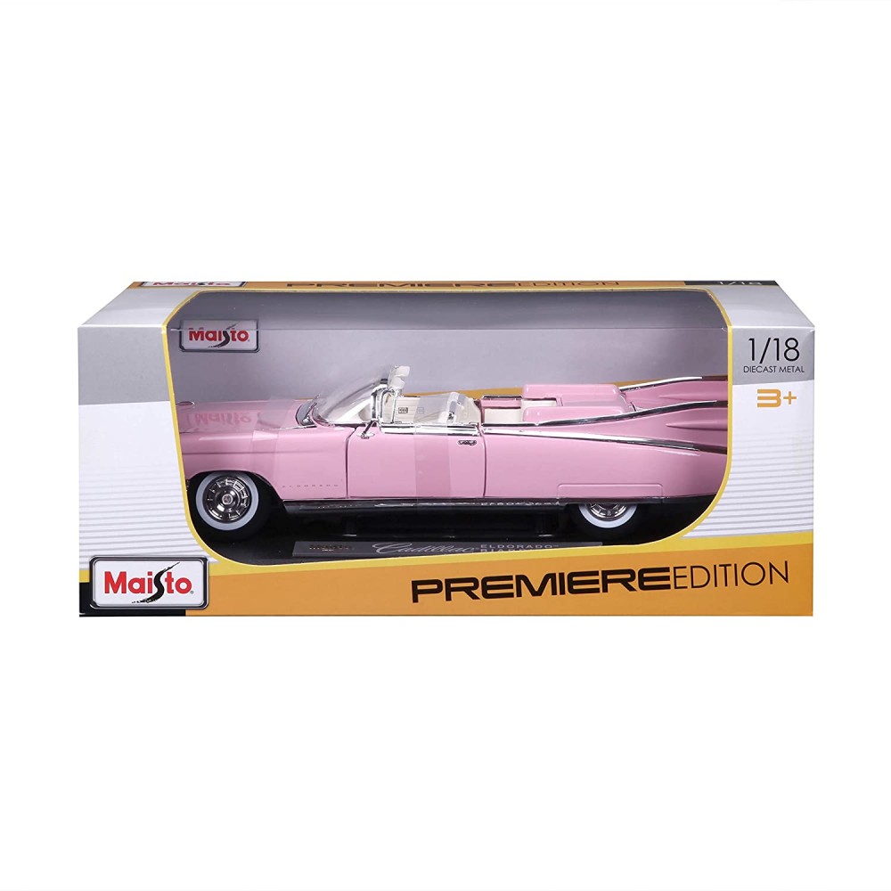 MAISTO 1:18 PE. ED. 1959 CADILLAC ELDORADO BIARRITZ PINK (48/36813)
