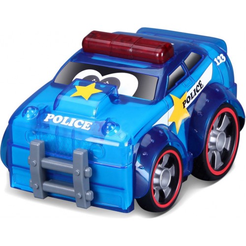 BURAGO JUNIOR PUSH & GLOW POLICE CAR (16/89004)