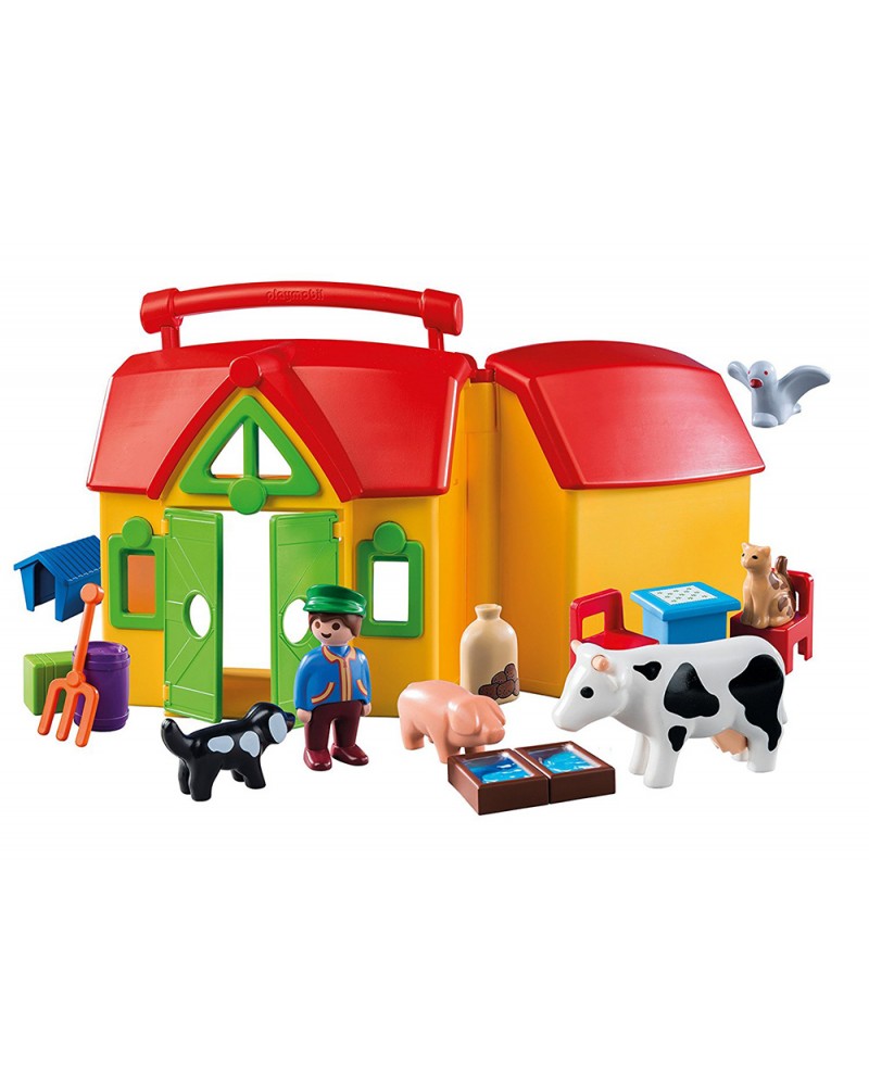 PLAYMOBIL 1-2-3 ΦΑΡΜΑ ΒΑΛΙΤΣΑΚΙ (6962)