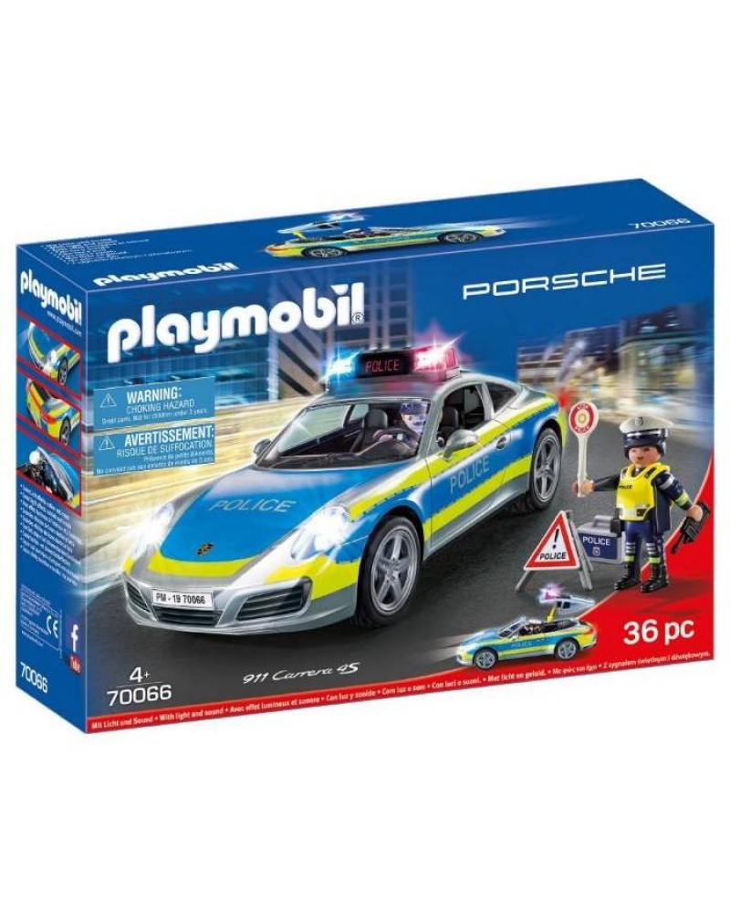 Playmobil Porsche 911 Carrera 4S Αστυνομικό Όχημα(70066)
