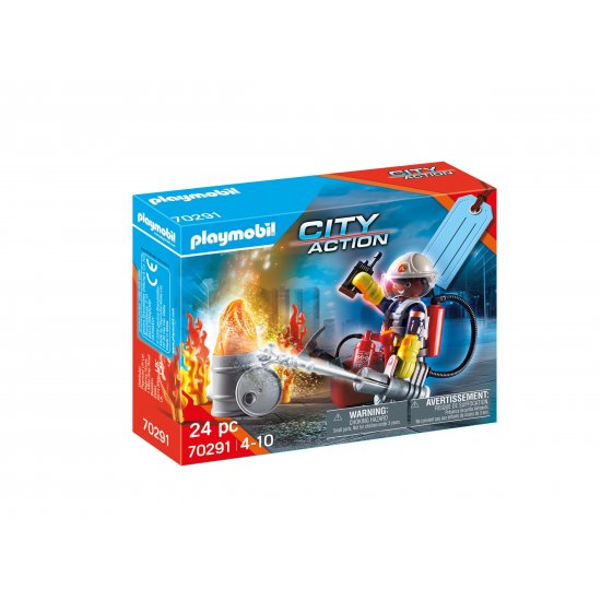 PLAYMOBIL Gift Set Πυροσβέστης με αντλία νερού (70291) PLAYMOBIL Gift Set Πυροσβέστης με αντλία νερού (70291)