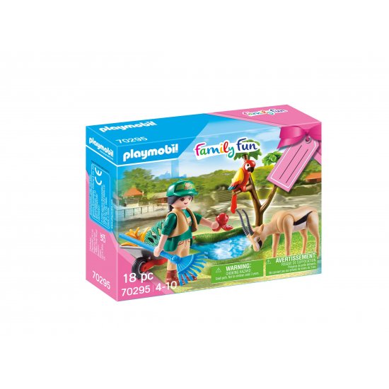 PLAYMOBIL Gift Set Φροντιστής Ζωολογικού Κήπου με ζωάκια (70295) PLAYMOBIL Gift Set Φροντιστής Ζωολογικού Κήπου με ζωάκια (70295)