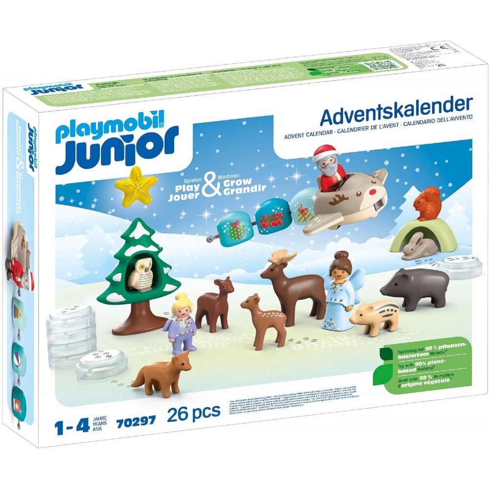 PLAYMOBIL XMAS ΗΜΕΡΟΛΟΓΙΟ JUNIOR  ΧΙΟΝΙΣΜΕΝΑ ΧΡΙΣΤΟΥΓΕΝΝΑ (70297)