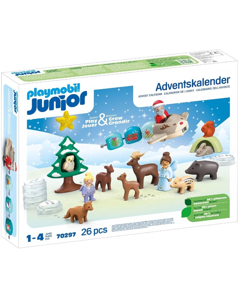 PLAYMOBIL XMAS ΗΜΕΡΟΛΟΓΙΟ JUNIOR  ΧΙΟΝΙΣΜΕΝΑ ΧΡΙΣΤΟΥΓΕΝΝΑ (70297)