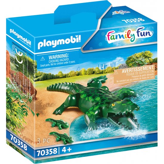 PLAYMOBIL ΑΛΙΓΑΤΟΡΑΣ ΜΕ ΤΑ ΜΩΡΑ ΤΟΥ (70358) PLAYMOBIL ΑΛΙΓΑΤΟΡΑΣ ΜΕ ΤΑ ΜΩΡΑ ΤΟΥ (70358)