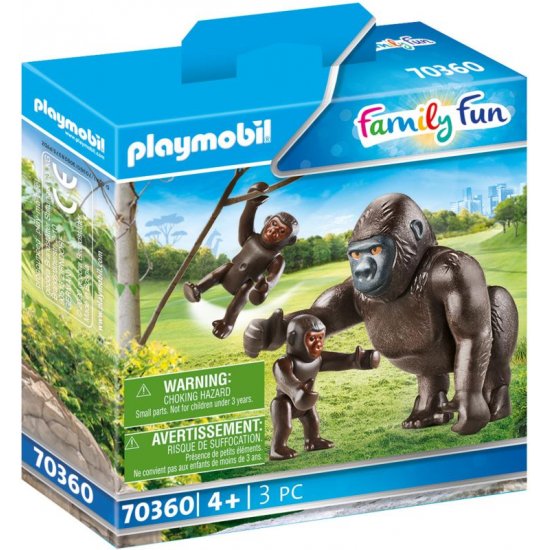 PLAYMOBIL ΟΙΚΟΓΕΝΕΙΑ ΑΠΟ ΓΟΡΙΛΛΕΣ (70360) PLAYMOBIL ΟΙΚΟΓΕΝΕΙΑ ΑΠΟ ΓΟΡΙΛΛΕΣ (70360)