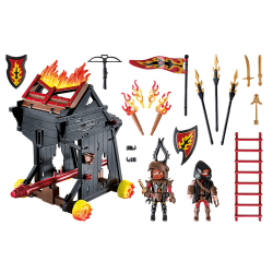 PLAYMOBIL Πολιορκητική μηχανή φωτιάς του Μπέρναμ (70393)
