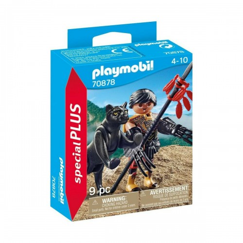 PLAYMOBIL ΠΟΛΕΜΙΣΤΗΣ ΜΕ ΜΑΥΡΟ ΠΑΝΘΗΡΑ (70878)