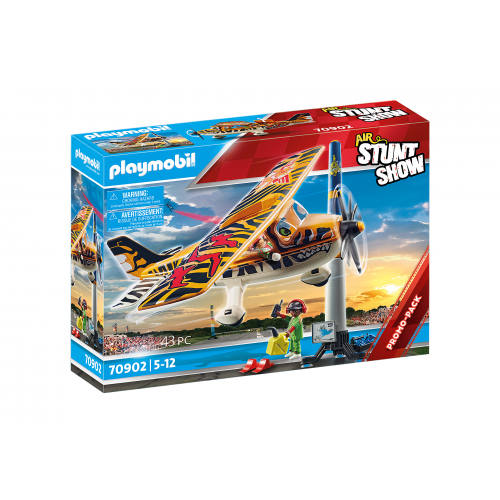PLAYMOBIL Air Stuntshow Ακροβατικό Αεροπλάνο Τίγρης (70902)