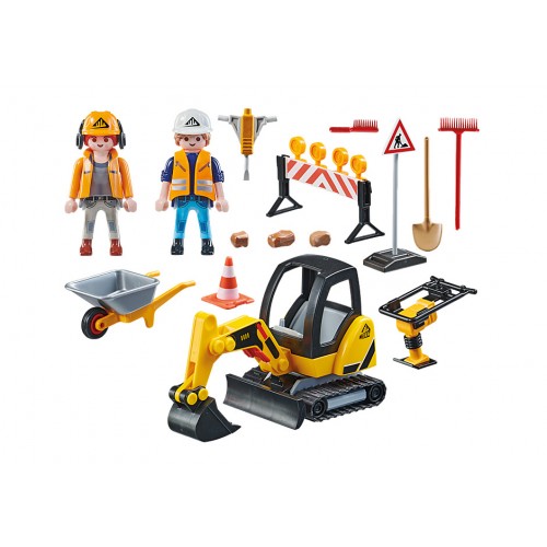 PLAYMOBIL CITY ACTION ΕΡΓΑΣΙΕΣ ΟΔΟΠΟΙΙΑΣ (71045)