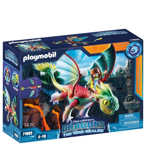 PLAYMOBIL DRAGONS THE NINE REALMS FEATHERS & ALEX (71083)