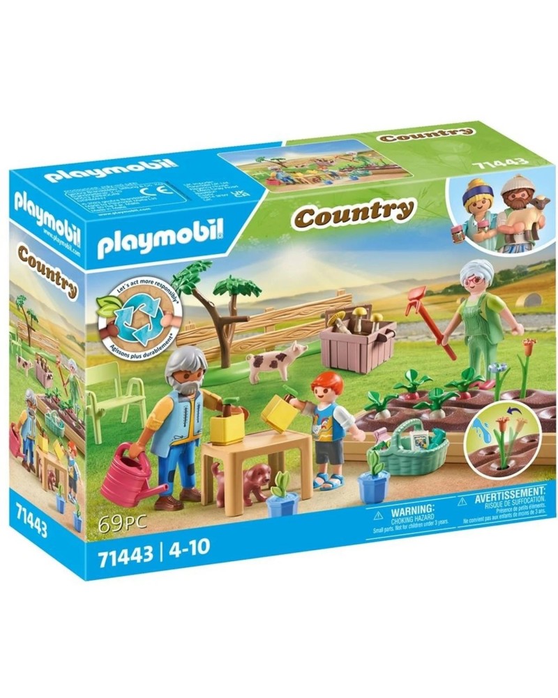 PLAYMOBIL Ο ΛΑΧΑΝΟΚΗΠΟΣ ΤΟΥ ΠΑΠΠΟΥ ΚΑΙ  ΓΙΑΓΙΑΣ (71443)