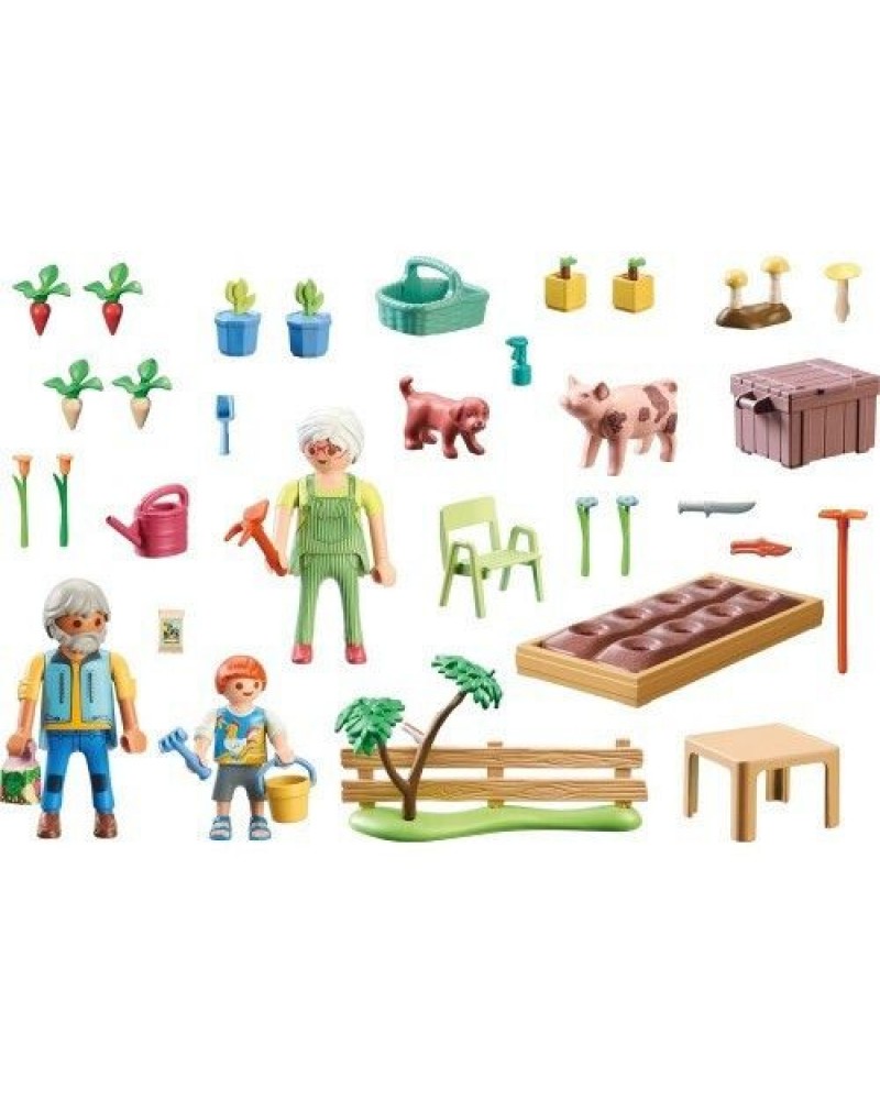 PLAYMOBIL Ο ΛΑΧΑΝΟΚΗΠΟΣ ΤΟΥ ΠΑΠΠΟΥ ΚΑΙ  ΓΙΑΓΙΑΣ (71443)