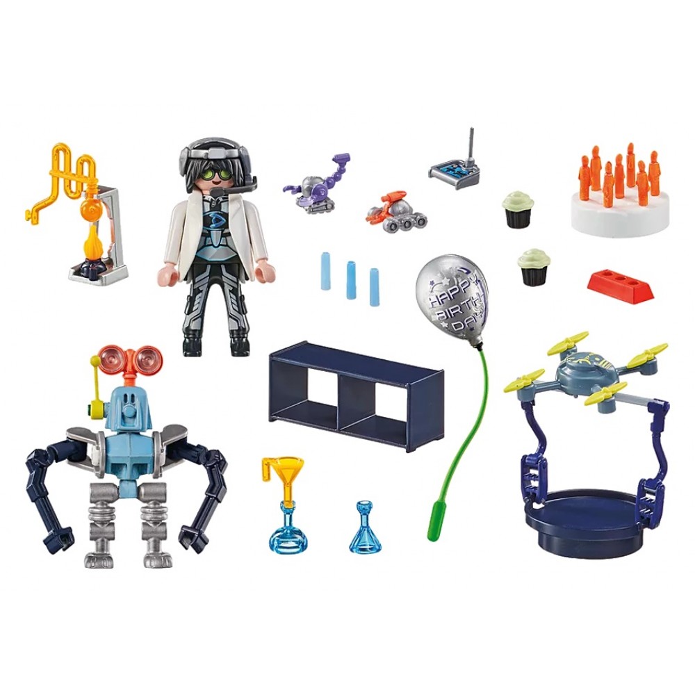 PLAYMOBIL GIFT SET ΠΑΡΤΥ ΕΡΓΑΣΤΗΡΙΟ ΤΡΕΛΟΕΠΙΣΤΗΜΟΝΑ (71450)