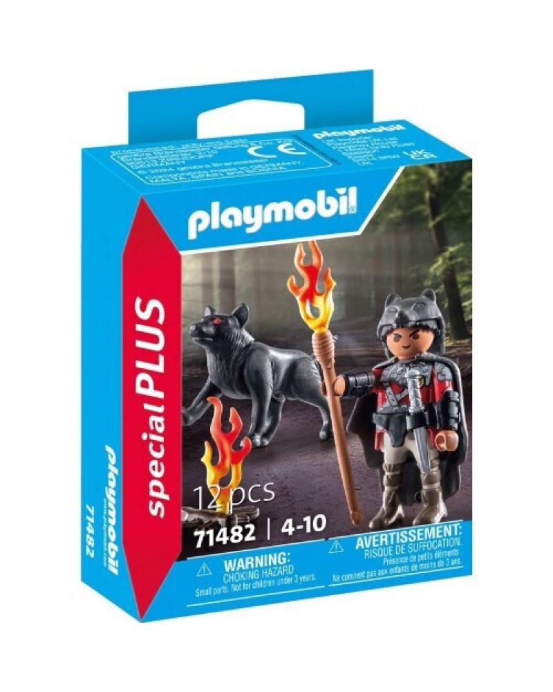 PLAYMOBIL ΠΟΛΕΜΙΣΤΗΣ ΜΕ ΛΥΚΟ (71482)