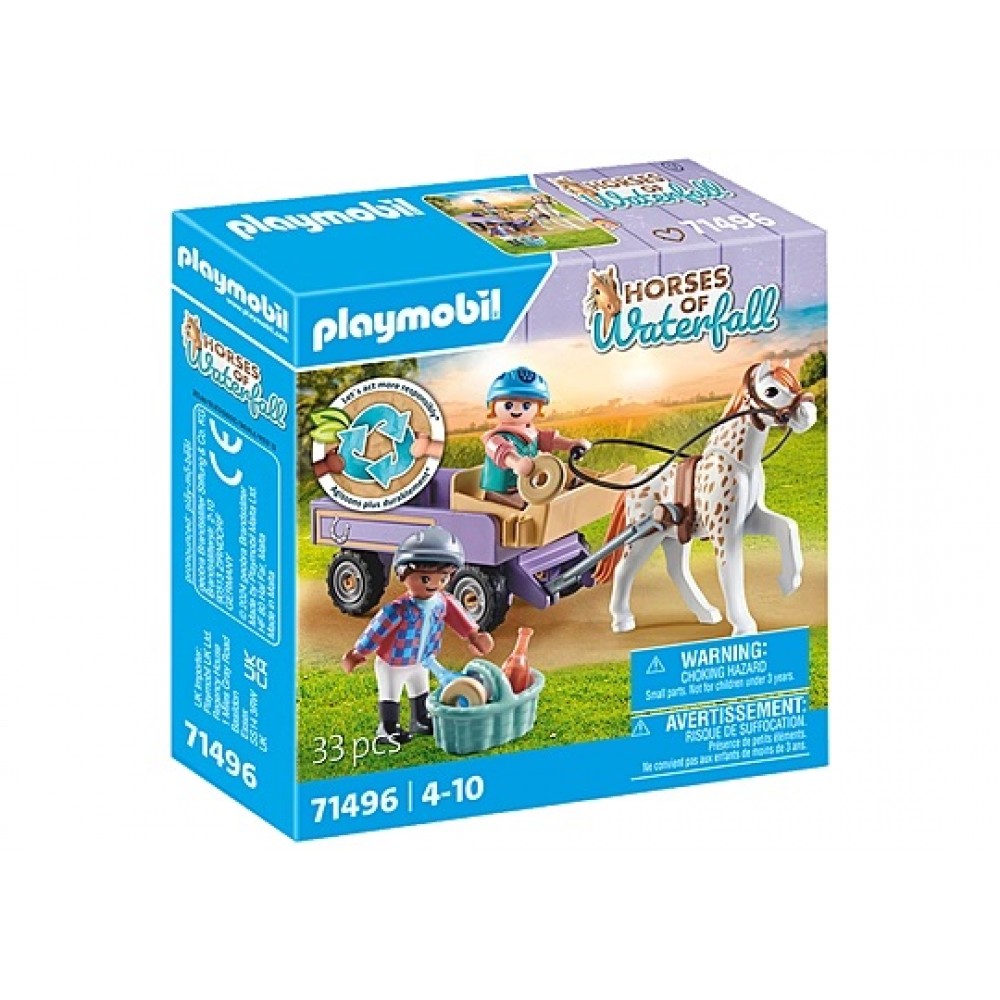 PLAYMOBIL ΑΛΟΓΟ ΜΕ ΑΜΑΞΑ (71496)