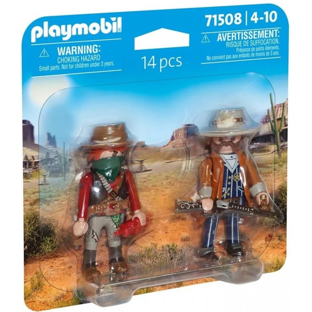 PLAYMOBIL DUOPACK ΣΕΡΙΦΗΣ ΚΑΙ ΛΗΣΤΗΣ (71508)