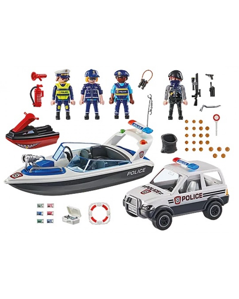 PLAYMOBIL CITY ACTION ΘΑΛΑΣΣΙΑ ΑΣΤΥΝΟΜΙΚΗ ΚΑΤΑΔΙΩΞΗ (71570)