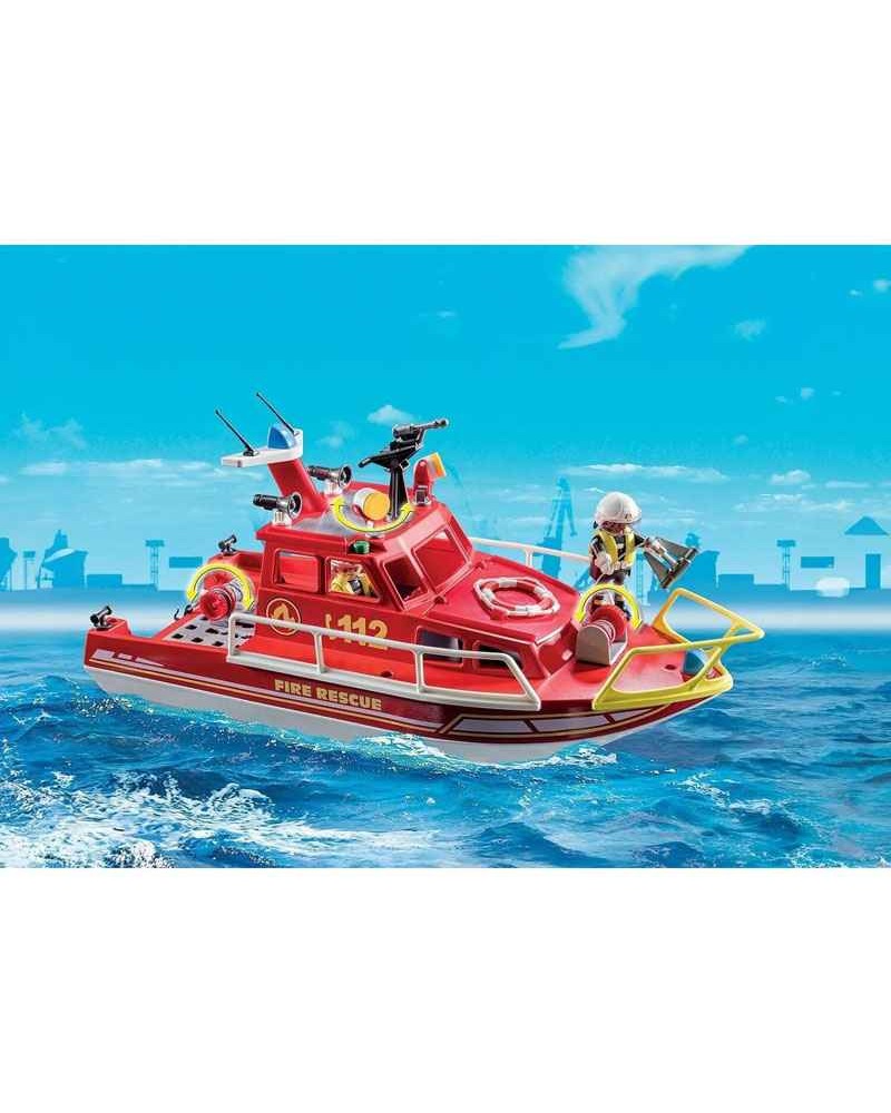 PLAYMOBIL ΠΥΡΟΣΒΕΣΤΙΚΟ ΣΚΑΦΟΣ ΔΙΑΣΩΣΗΣ (71598)