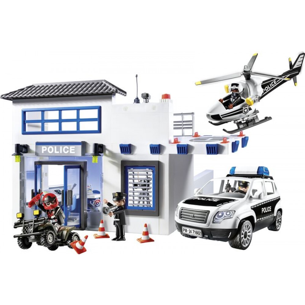 PLAYMOBIL ΑΣΤΥΝΟΜΙΚΟ ΤΜΗΜΑ ΜΕ ΠΕΡΙΠΟΛΙΚΟ & ΕΛΙΚΟΠΤΕΡΟ (71602)