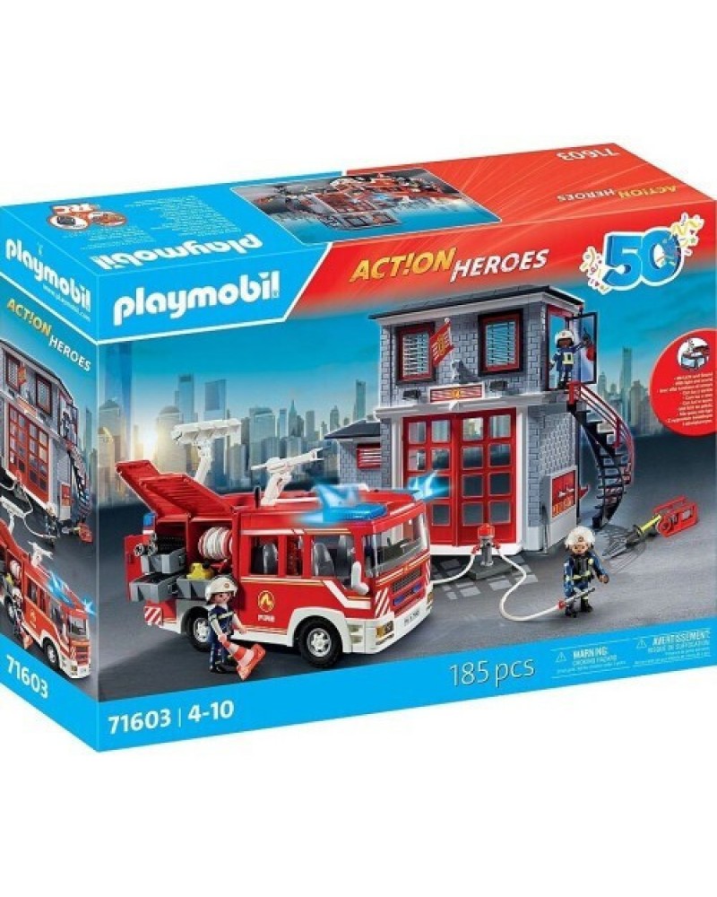 PLAYMOBIL ΑΡΧΗΓΕΙΟ ΚΑΙ ΌΧΗΜΑ ΠΥΡΟΣΒΕΣΤΙΚΗΣ (71603)