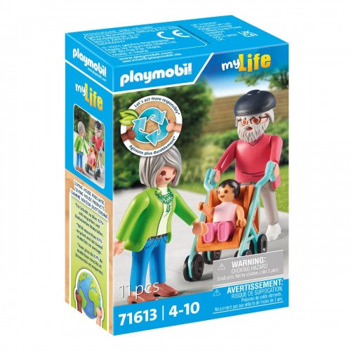 PLAYMOBIL ΠΑΠΠΟΥΣ ΚΑΙ ΓΙΑΓΙΑ ΜΕ ΜΩΡΟ (71613)