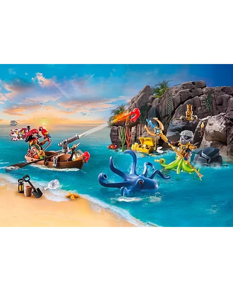 PLAYMOBIL XMAS ΗΜΕΡΟΛ.ΘΗΣΑΥΡΟΣ ΤΩΝ ΠΕΙΡΑΤΩΝ (71636)