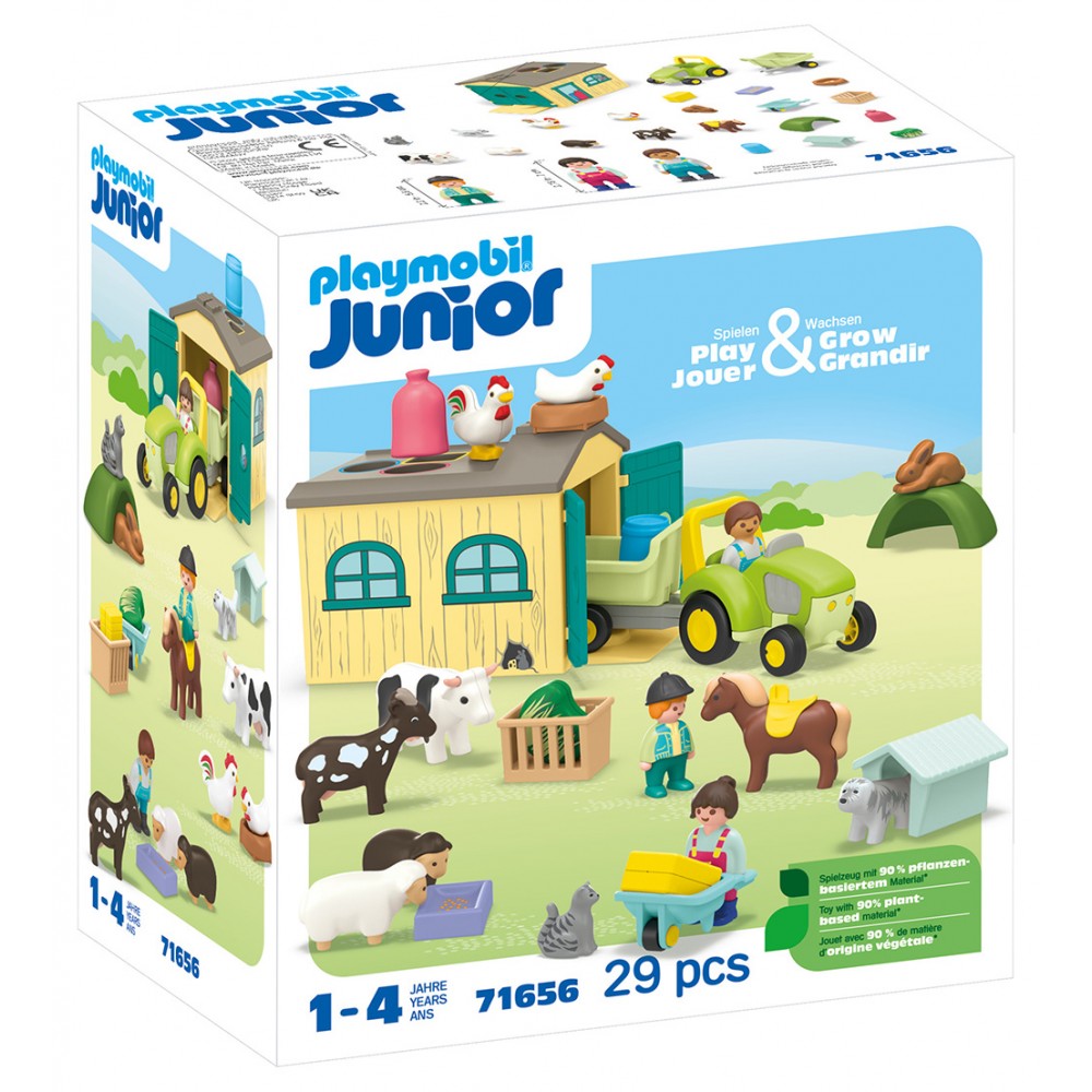 PLAYMOBIL JUNIOR ΔΙΑΣΚΕΔΑΣΗ ΣΤΗ ΦΑΡΜΑ (71656)