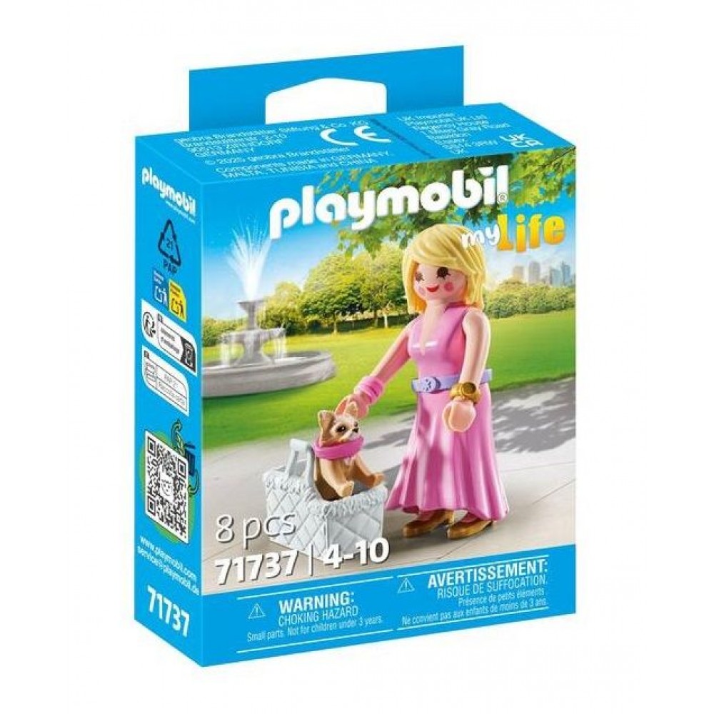 PLAYMOBIL ΓΥΝΑΙΚΑ ΜΕ ΤΣΙΟΥΑΟΥΑ ΚΑΙ ΚΑΛΑΘΙ (71737)