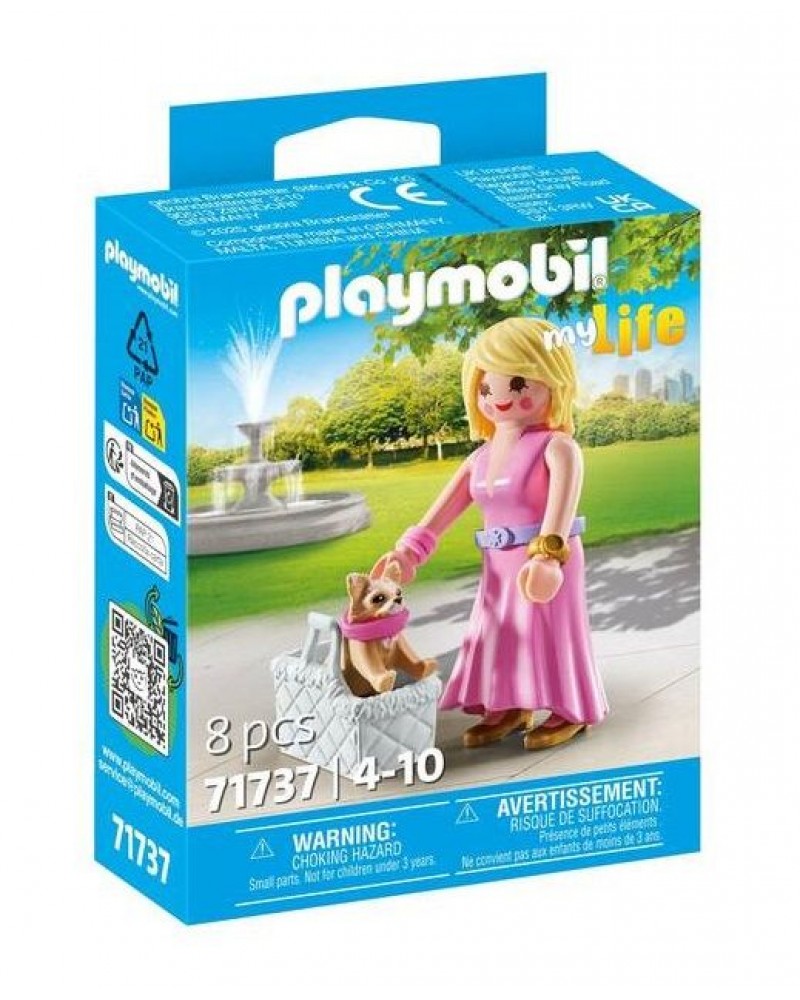 PLAYMOBIL ΓΥΝΑΙΚΑ ΜΕ ΤΣΙΟΥΑΟΥΑ ΚΑΙ ΚΑΛΑΘΙ (71737)